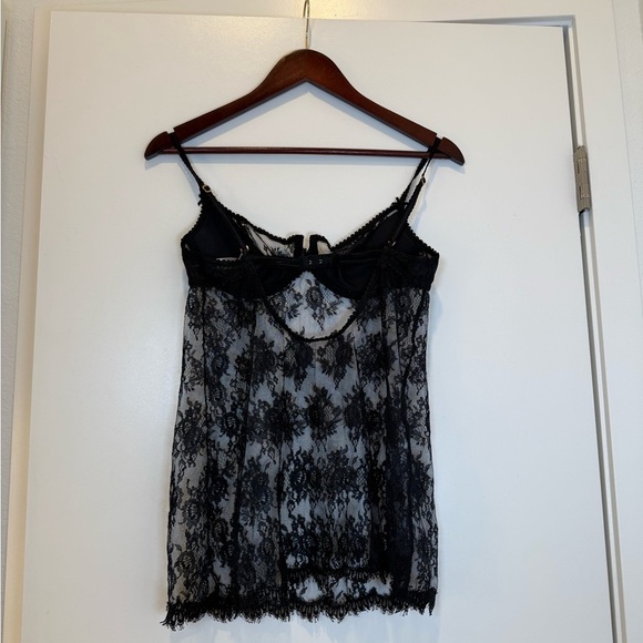 Victoria's Secret Very Sexy Black Lace Slip - Picture 4 of 8